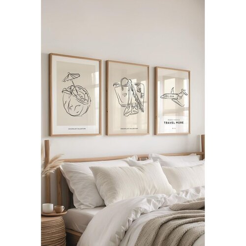 WALLXPERT &Ccedil;-300540 - 5070 set dekorativnih slika (3 komada) Cene