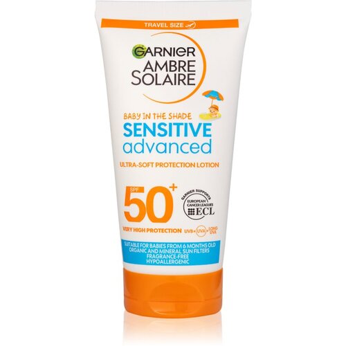 Garnier Ambre Solaire Sensitive Advanced krema za sončenje za otroke SPF 50+ 50 ml Slike