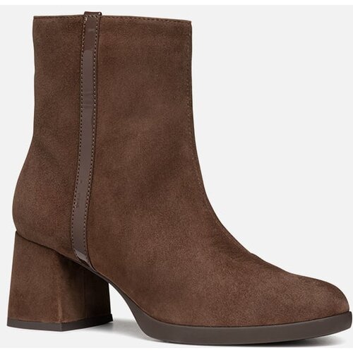Geox Dark brown women's ankle boots Walk Pleasure 55 - Women's Slike