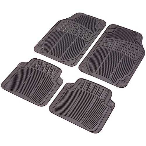 Unitec komplet gumijastih preprog kfz unitec comfort (4-delni, guma, črn) Cene