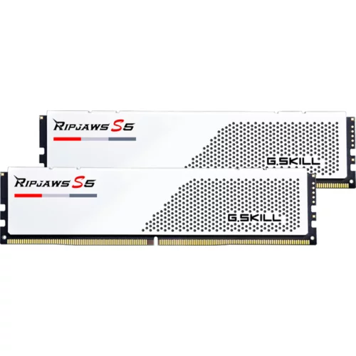 G.skill Ripjaws S5 32GB Kit (2x16GB) DDR5-5200MHz, CL36, 1.20V, WHITE F5-5200J3636C16GX2-RS5W