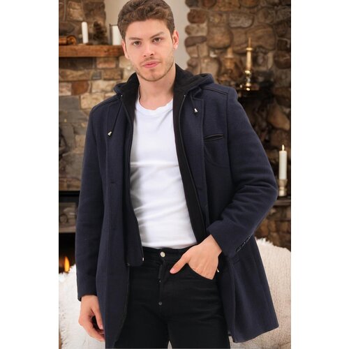 Dewberry PLT8371 DEWBRRY MEN'S COAT-LIGHT DIAGONAL NAVY BLUE Cijene