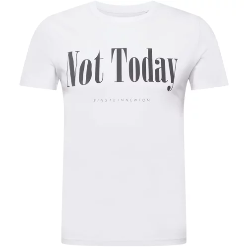 EINSTEIN & NEWTON Majica 'Not Today' crna / bijela