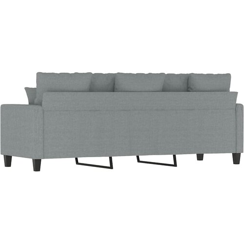  Trosjed od tkanine svjetlosivi 180 cm Slike
