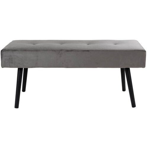 Bonami Essentials Siva žametna klop loomi.design Skiby Slike
