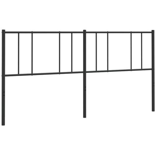Maison Chic kovinsko posteljno vzglavje - vzglavna omarica - nočna omarica črno 180 cm, (21705304) Cene
