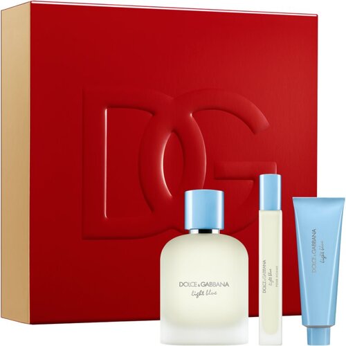 Dolce &amp;amp; Gabbana Light Blue Pour Homme EDT Trio Gift Set poklon set za mu&amp;scaron;karce Slike