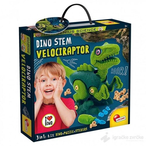 Lisciani mali genije kreativni set velociraptor na sklapanje Cene