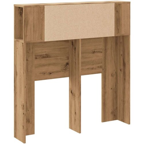 VidaXL Uzglavni ormarić Artisan hrast 100x19x104,5 cm izrađeno drvo Slike