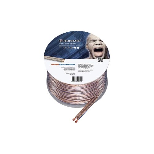 Oehlbach Zvučnički kabel 2 x 4.00 mm&amp;sup2; Prozirna 302 20 m Slike
