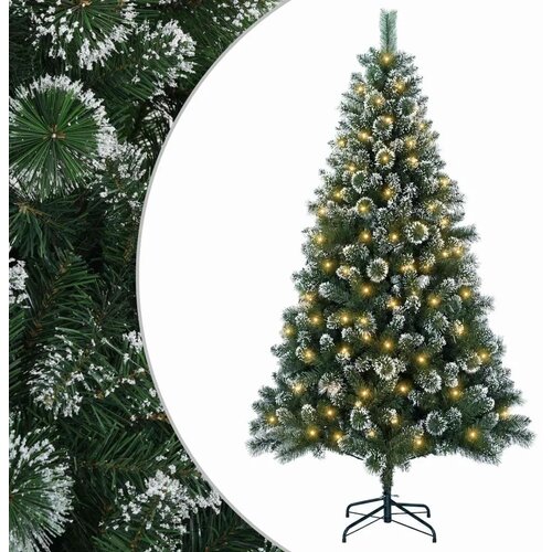  Umjetno božićno drvce 210 cm 300 LED lampica Topla bijela - 210 cm s LED svjetlima Slike