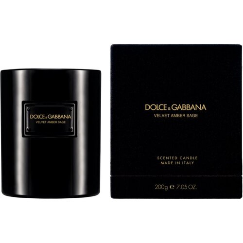 Dolce &amp;amp; Gabbana Velvet Amber Sage Scented Candle mirisna svijeća 200 g Slike