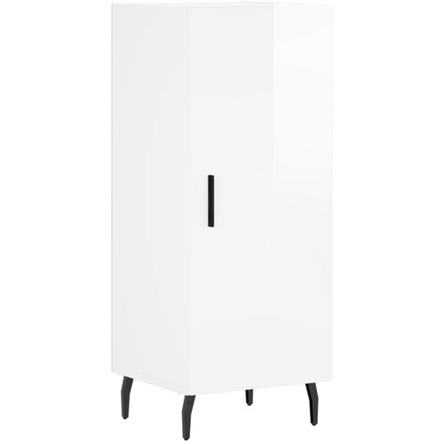 Maison Chic Komoda - Predalnik visok sijaj bela 34,5x34x90 cm inženirski les, (21722400) Slike