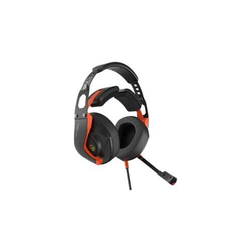 MeeTion HP099BK GEJMERSKE HP RGB Slu&amp;scaron;alice, HIFI 7.1, CRNO-NARANDŽASTE Slike