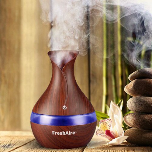 Medisana FreshAire Compact ultrazvučni ovlaživač i difuzer eteričnih ulja-mahagoni Cene