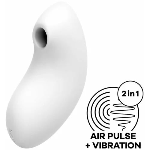 SATISFYER AIR Vibrator Vulva Lover 2, bijeli