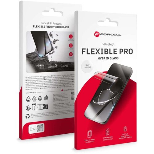Forcell Za&amp;scaron;čita zaslona za Galaxy A57 v fleksibilnem steklu ultra tanko 0,3mm, Prozorna, (5000276424) Slike