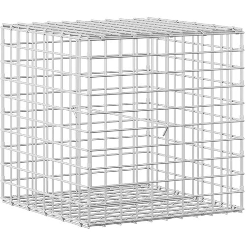  Gabion s 5 mm žicom i mrežom 5x5 cm 50x50x50 cm Pocinčani čelik Slike