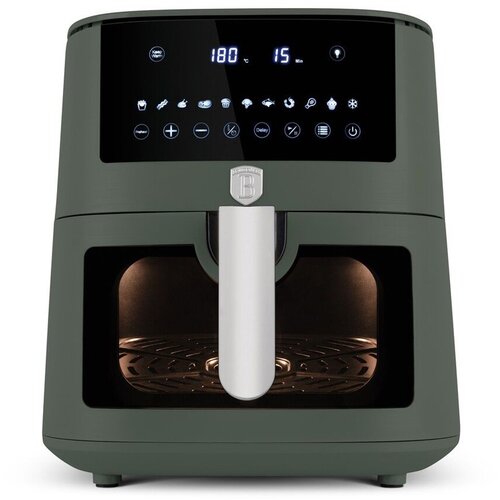 Berlinger Haus Friteza na vruć vazduh sa prozorom Matte Green Collection BH-9710, 8L, Zelena Slike