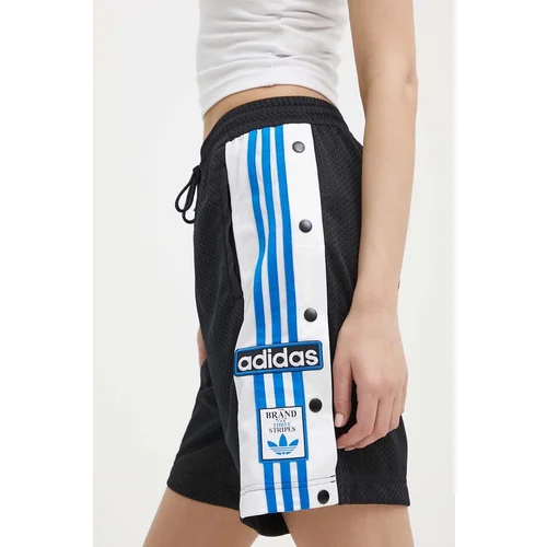 Adidas Kratke hlače ženske, črna barva, IU2479