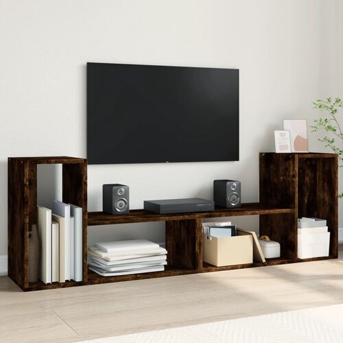 vidaXL TV ormarići 2 kom boja dimljenog hrasta 75x30x50 cm drveni Cijene