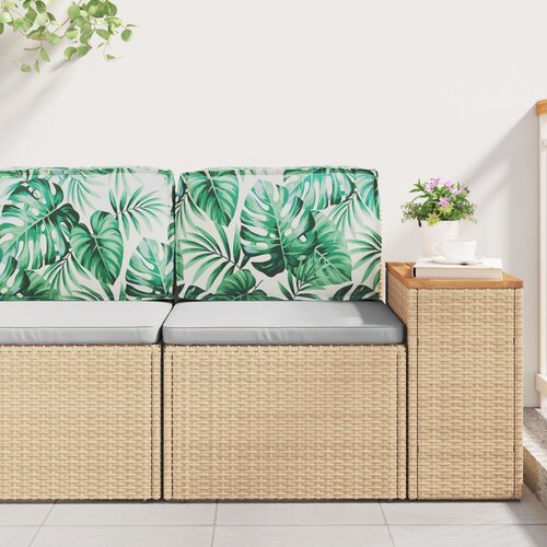 VidaXL vanjski jastuk Uzorak lista Poliester 50 x 12 x 40 cm Slike