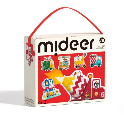 Mideer Moje prve umjetničke puzzle - Građevinska vozila Cijene