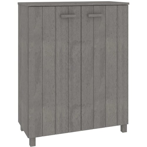 Maison Chic Omarica za obutev - Kopa za čevlje HAMAR svetlo siva 85x40x108 cm trdna borovina, (21778373) Slike