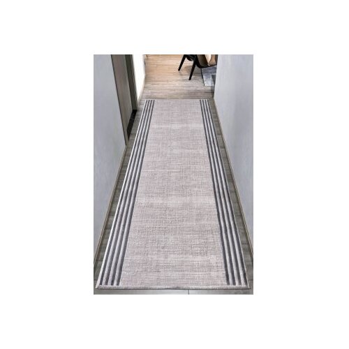 Conceptum Hypnose diva 9562 sivo - crni tepih 120 x 350 (204CCL3234) Slike