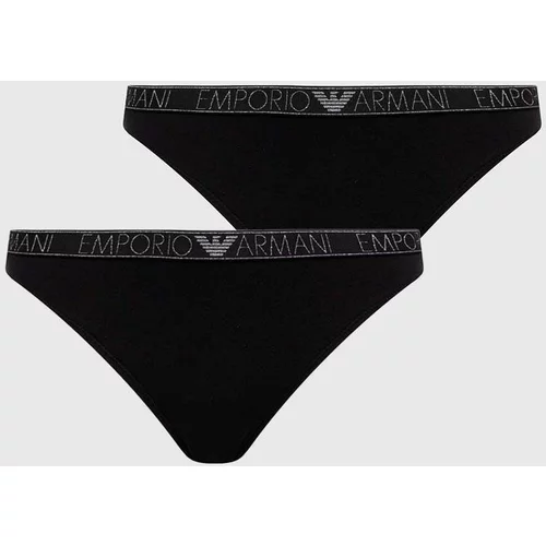 Emporio Armani Underwear Tange boja: crna