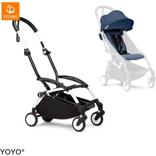 Stokke Ogrodje s sedežno enoto 6+ color pack Yoyo® air france blue Cene