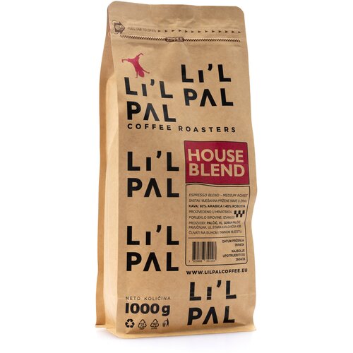 LILPAL LIL PAL House Blend 1KG &amp;ndash; espresso kava vrhunske kvalitete Slike