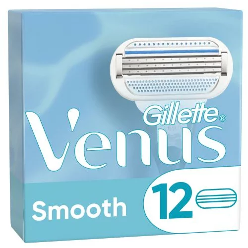 Gillette Venus Smooth zamjenske britvice 12 kom za ženske