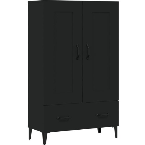 Maison Chic Komoda - Predalnik črna 70x31x115 cm inženirski les, (21715948) Slike