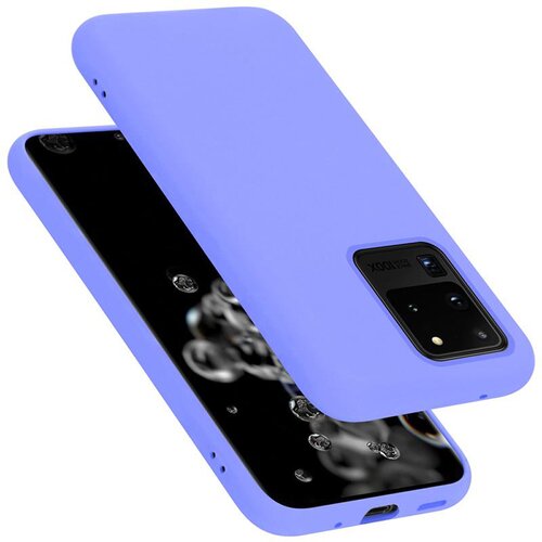 Cadorabo Ohi&amp;scaron;je, združljiv s Samsungom v tekoči lahki vijolični barvi - za&amp;scaron;čitni pokrov iz fleksibilnega silikona TPU, (20588386) Slike