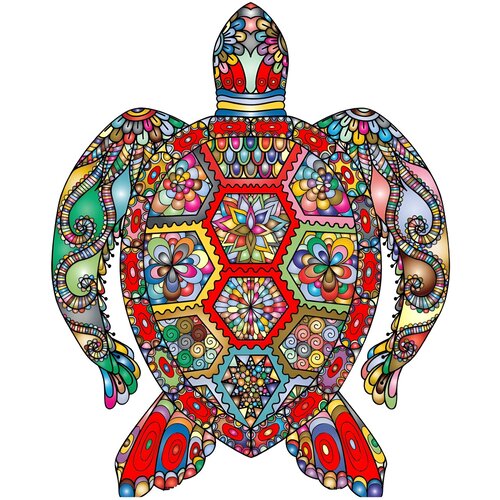IZMAEL Drvene puzzle - Turtle / L Cene