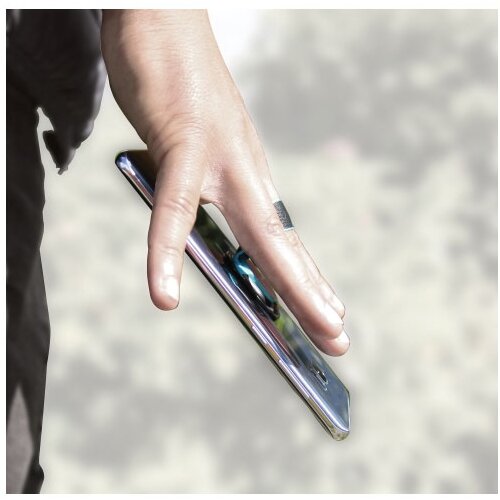 4SMARTS za&amp;scaron;čitni ovoj LOOP-GUARD z držalom za iPhone X / iPhone XS- prozoren Slike