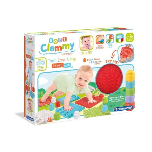 Clementoni kocke z mehko podlogo 17352 clemmy, 8 kock + 8 podlog Cene