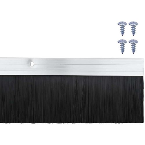  Držač četke za vrata 12 pcs Srebrno 100 cm Aluminijski legura Slike