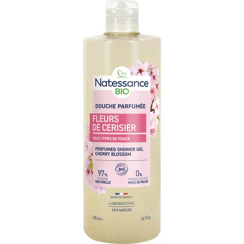Natessance Gel za prhanje s če&amp;scaron;njevim cvetom - 500 ml Slike
