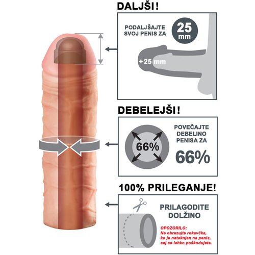 Pipedream Produživač penisa Mega 1 Extension Slike