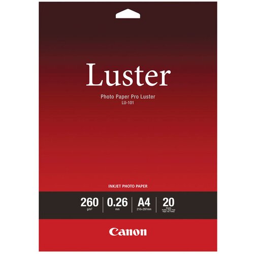 Canon Foto papir Pro Luster LU-101, A4, 20 listov, 260 gramov Cene