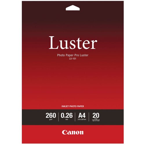 Canon LU-101 A 4 Photo Paper Pro Luster 260 g, 20 Sheets Slike