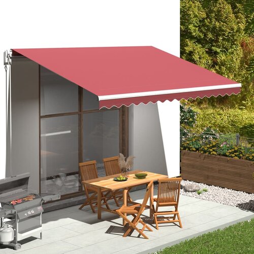 VidaXL Nadomestno blago za tendo bordo rdeče 4,5x3,5 m Slike