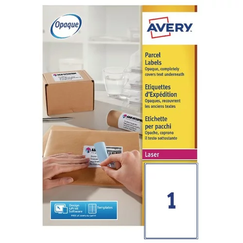 Avery Zweckform Neprosojne etikete za pakete 199,6 x 289,1 mm