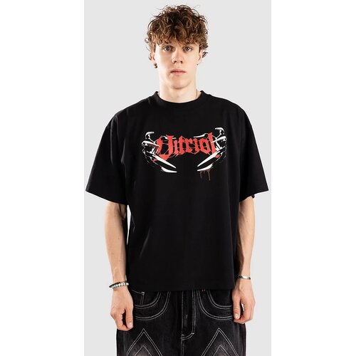 Vitriol Never Trust Shadows Cropped T-Shirt limo black Slike