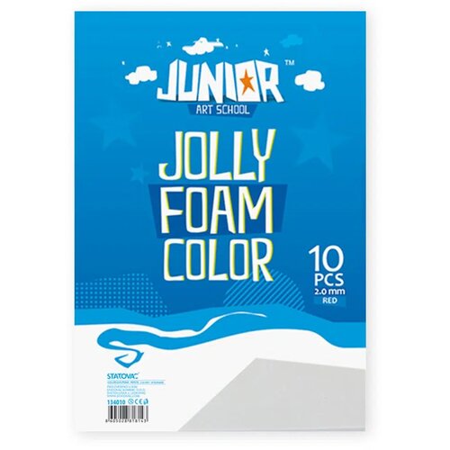 Junior jolly Color Foam, eva pena, A4, 10K, odaberite nijansu Bela Cene