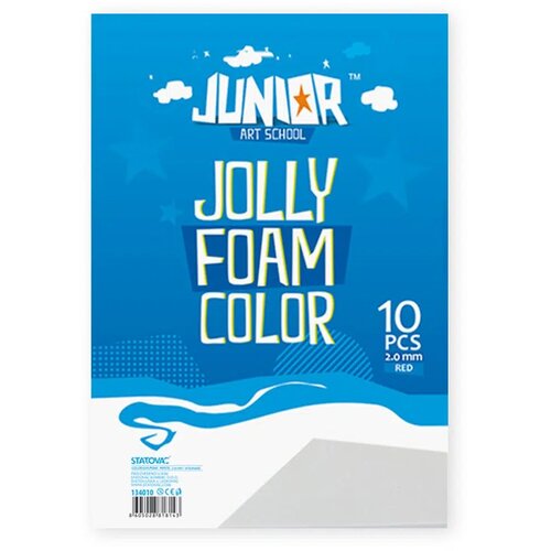 Junior jolly Color Foam, eva pena, A4, 10K, odaberite nijansu Bela Slike