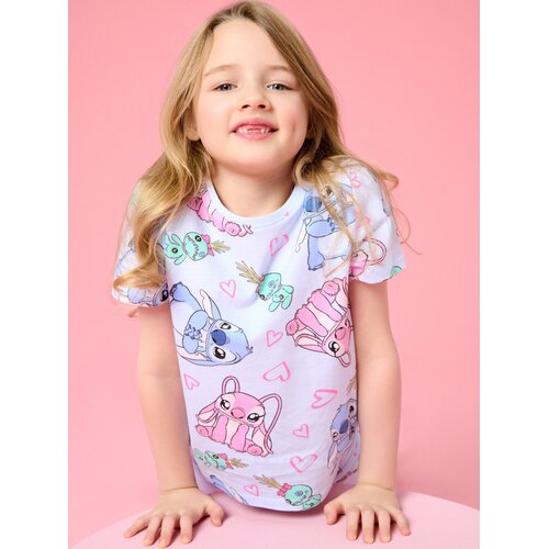 Sinsay Pamučne majice s printom 4 pack Lilo &amp;amp; Stitch Slike