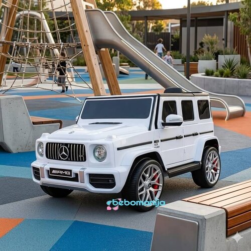  Licencirani auto Mercedes G63 12V - Beli sa 2 motora Cene